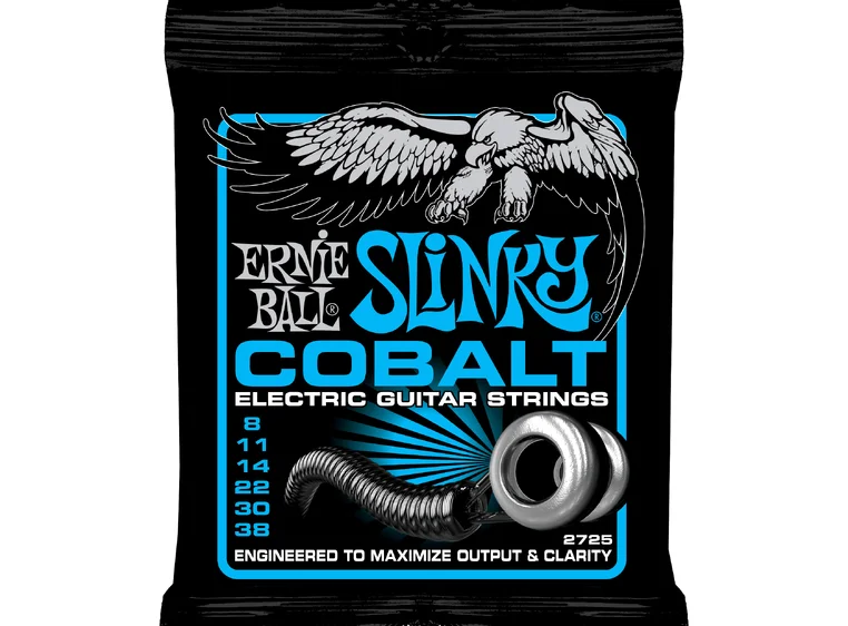 Ernie Ball EB-2725 Cobalt Extra Slinky (008-038) 